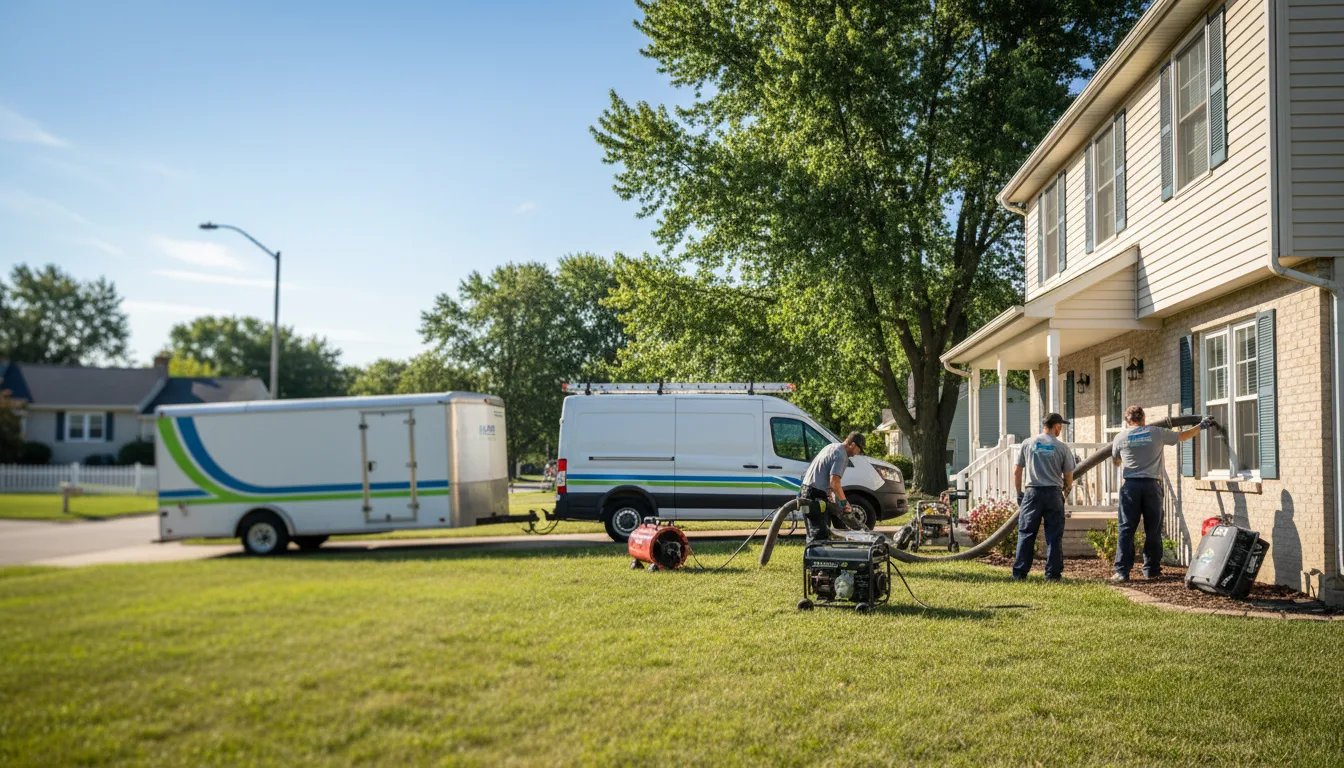 Flooded Basement Restoration And Cleanup With Repair in Abbotsford, WI near me